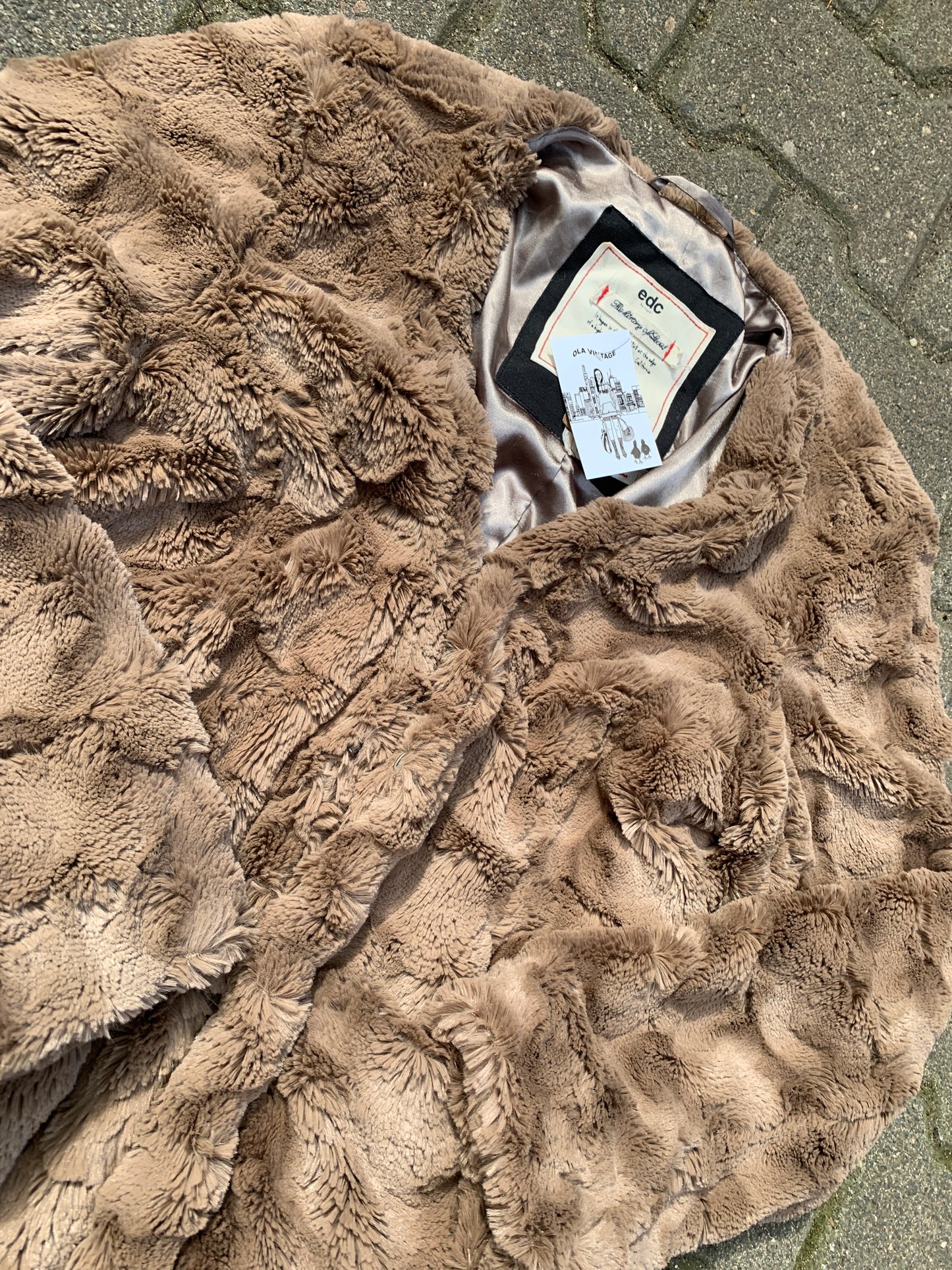 Braune Esprit Teddyjacke M