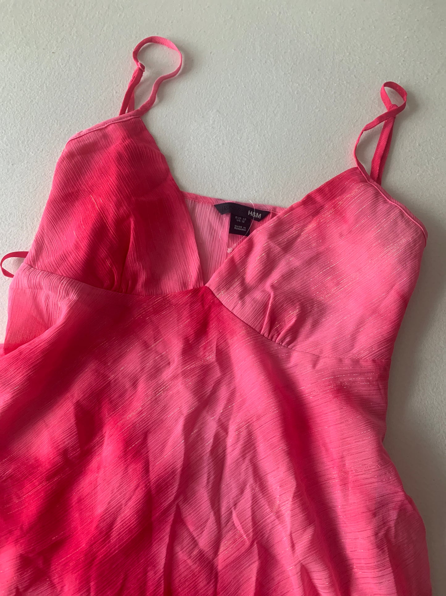 Pink Glitzer Top M/L