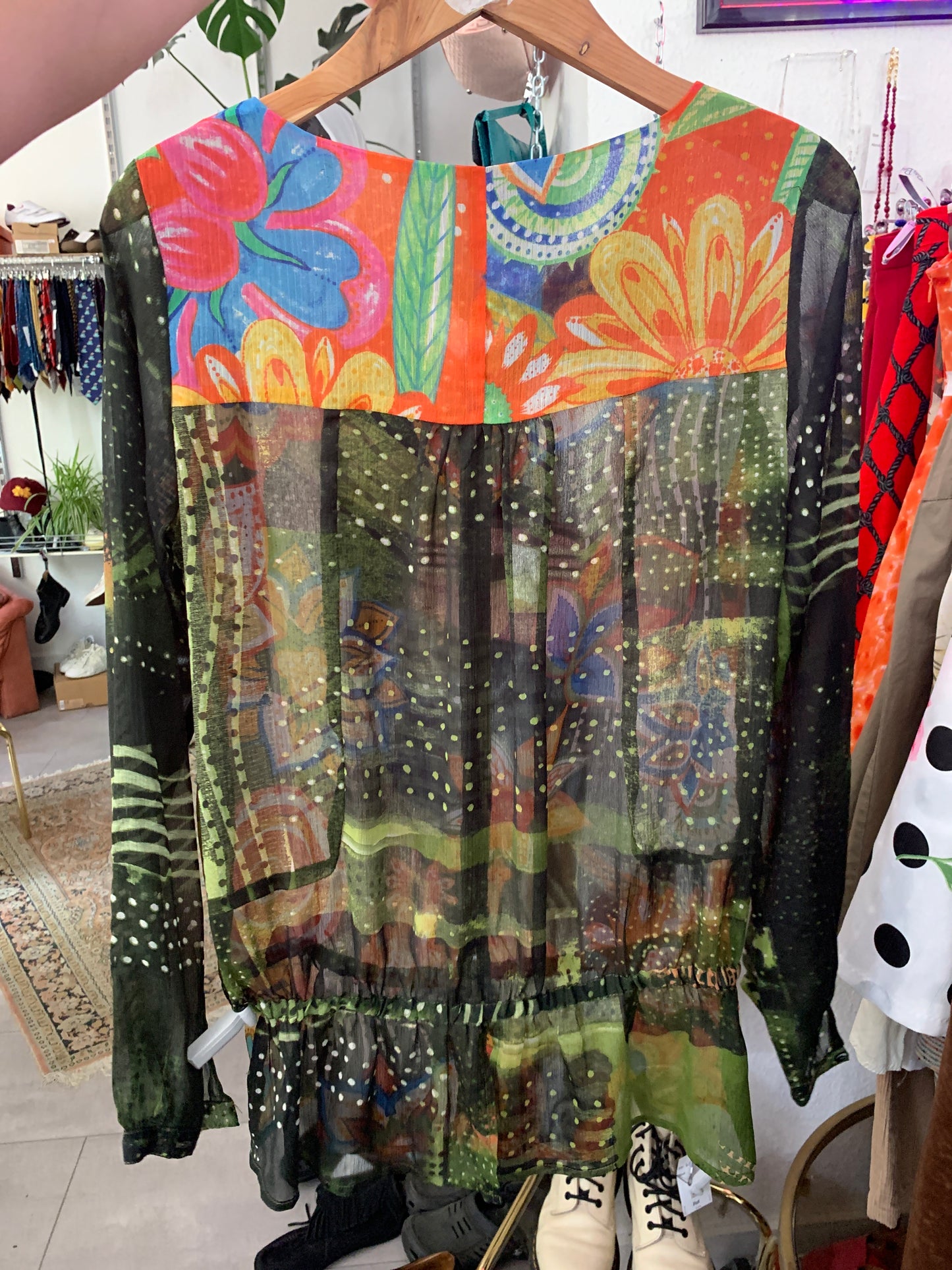 Blumen Bluse M