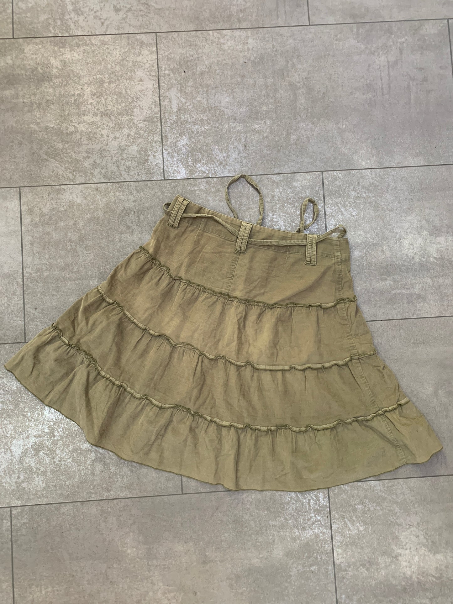 Esprit beige Faltenrock S