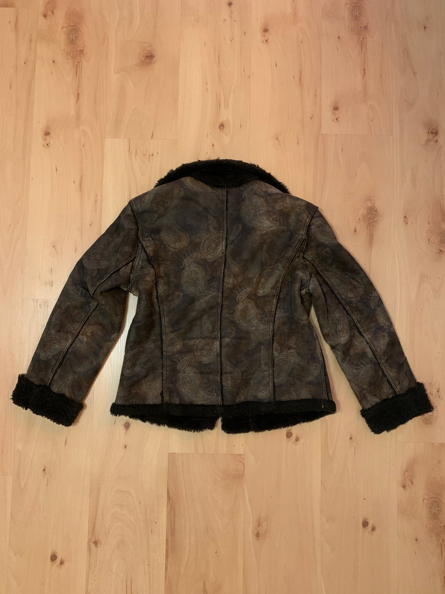 Vintage Fake Fell Jacke S