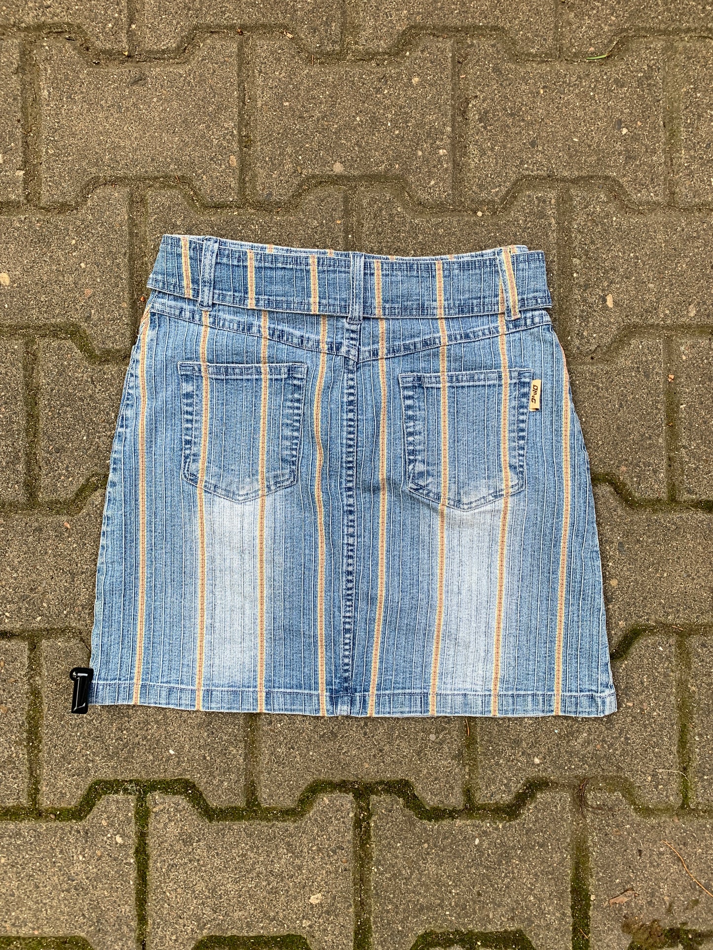Jeansrock mit Gürtel S