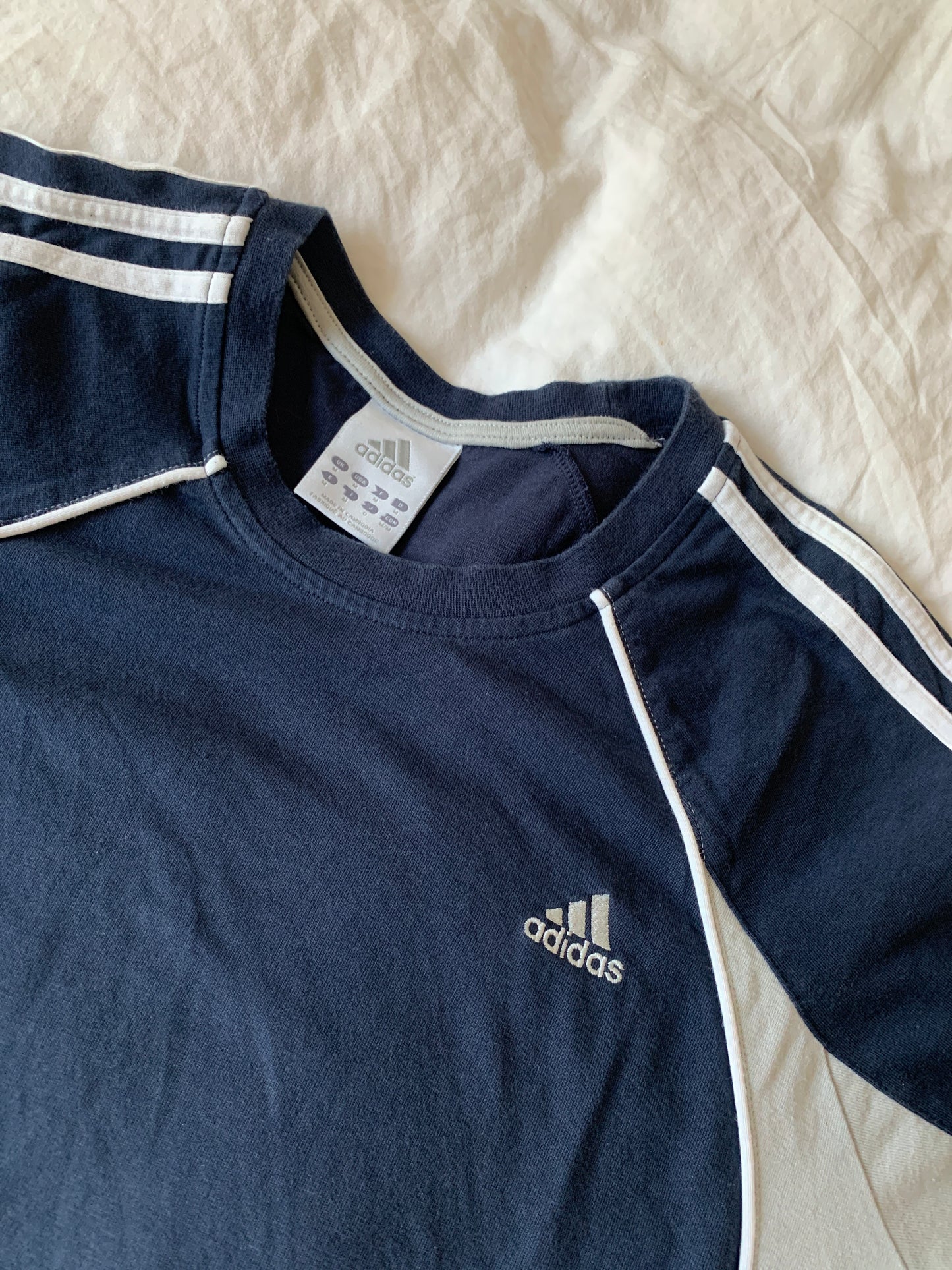 Adidas Navy Grau T-shirt M