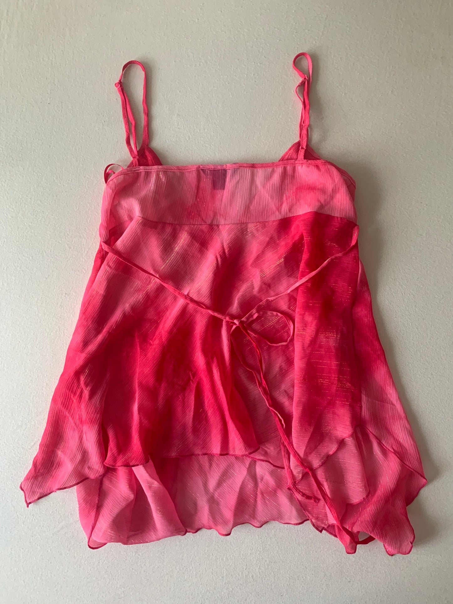Pink Glitzer Top M/L