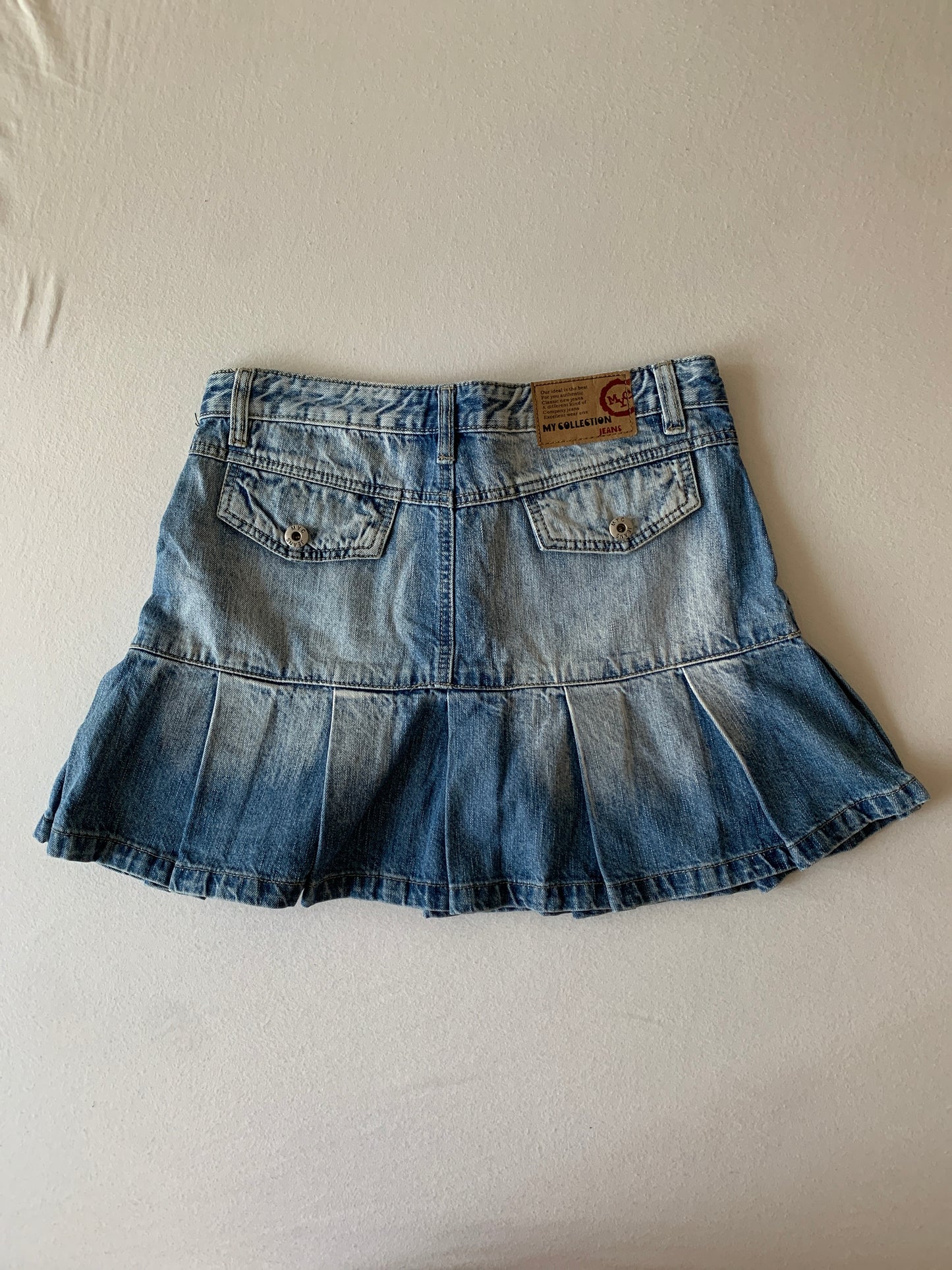 Jeans falten Rock S