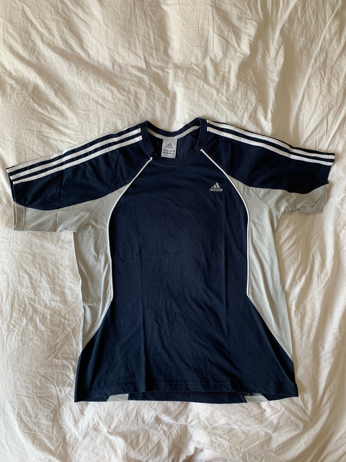 Adidas Navy Grau T-shirt M