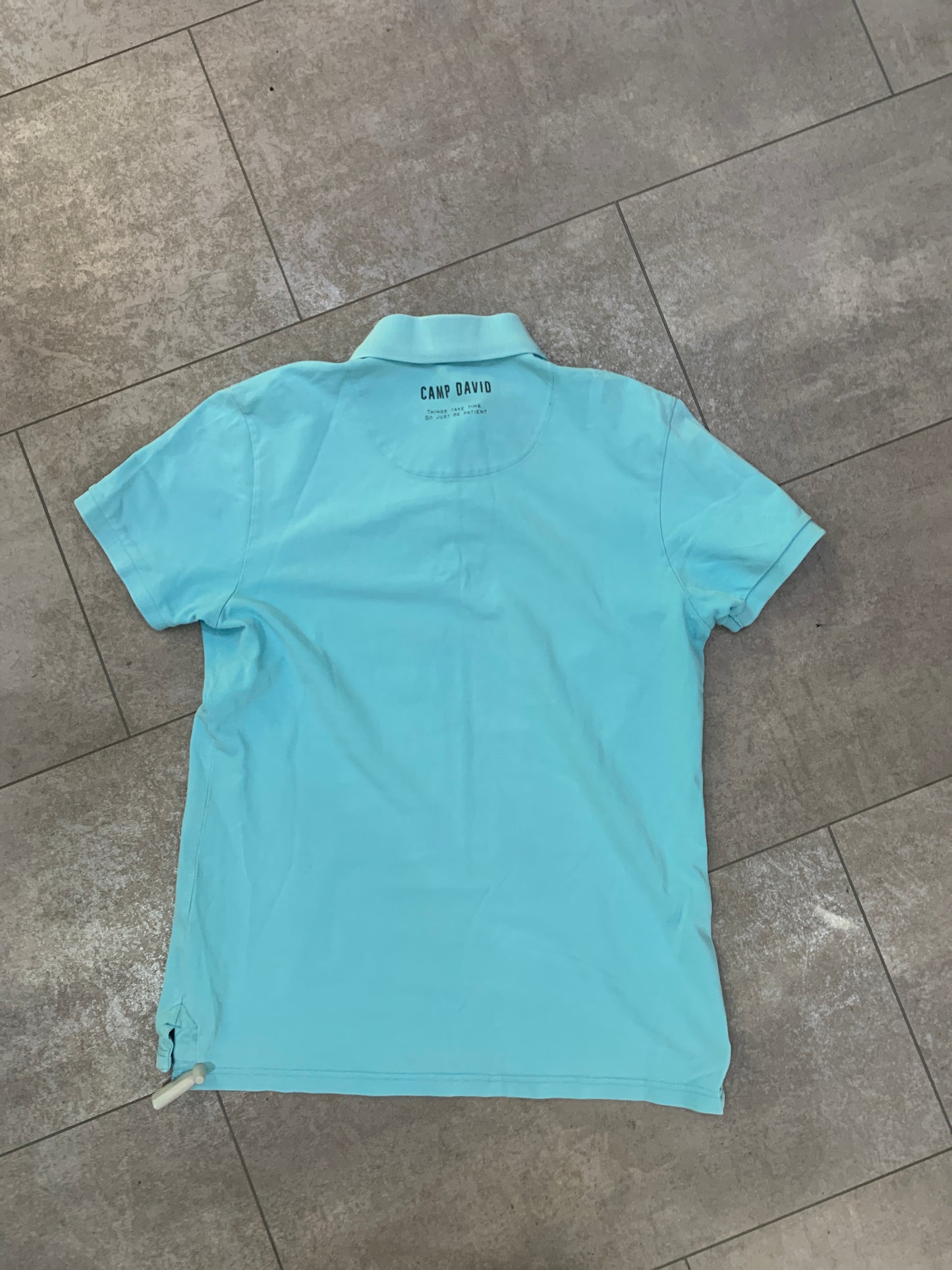 Camp David Polo Türkis M/L