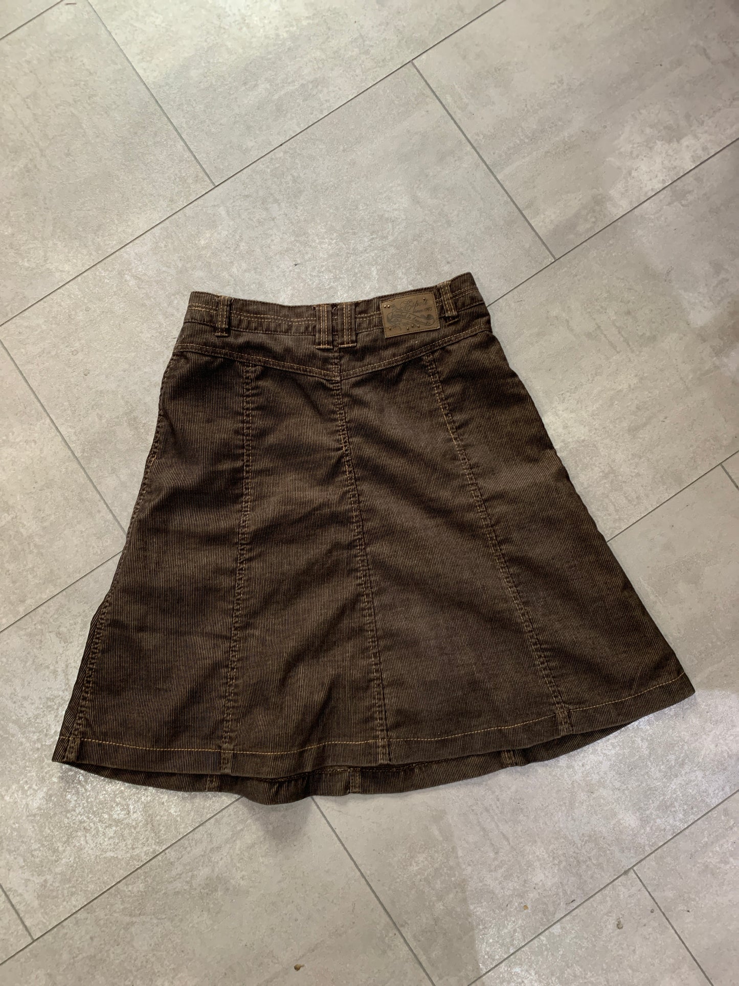 Brauner Esprit Cord Rock S