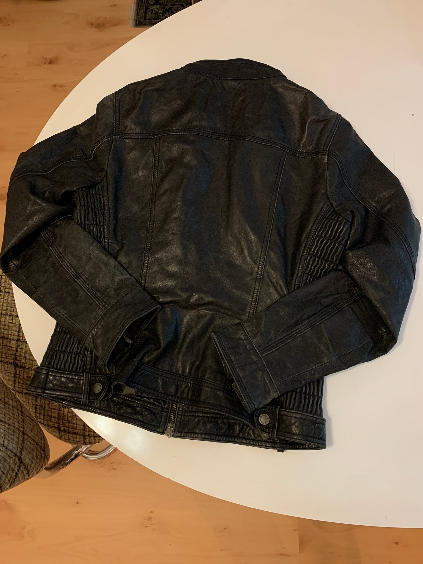 Lederjacke schwarz S