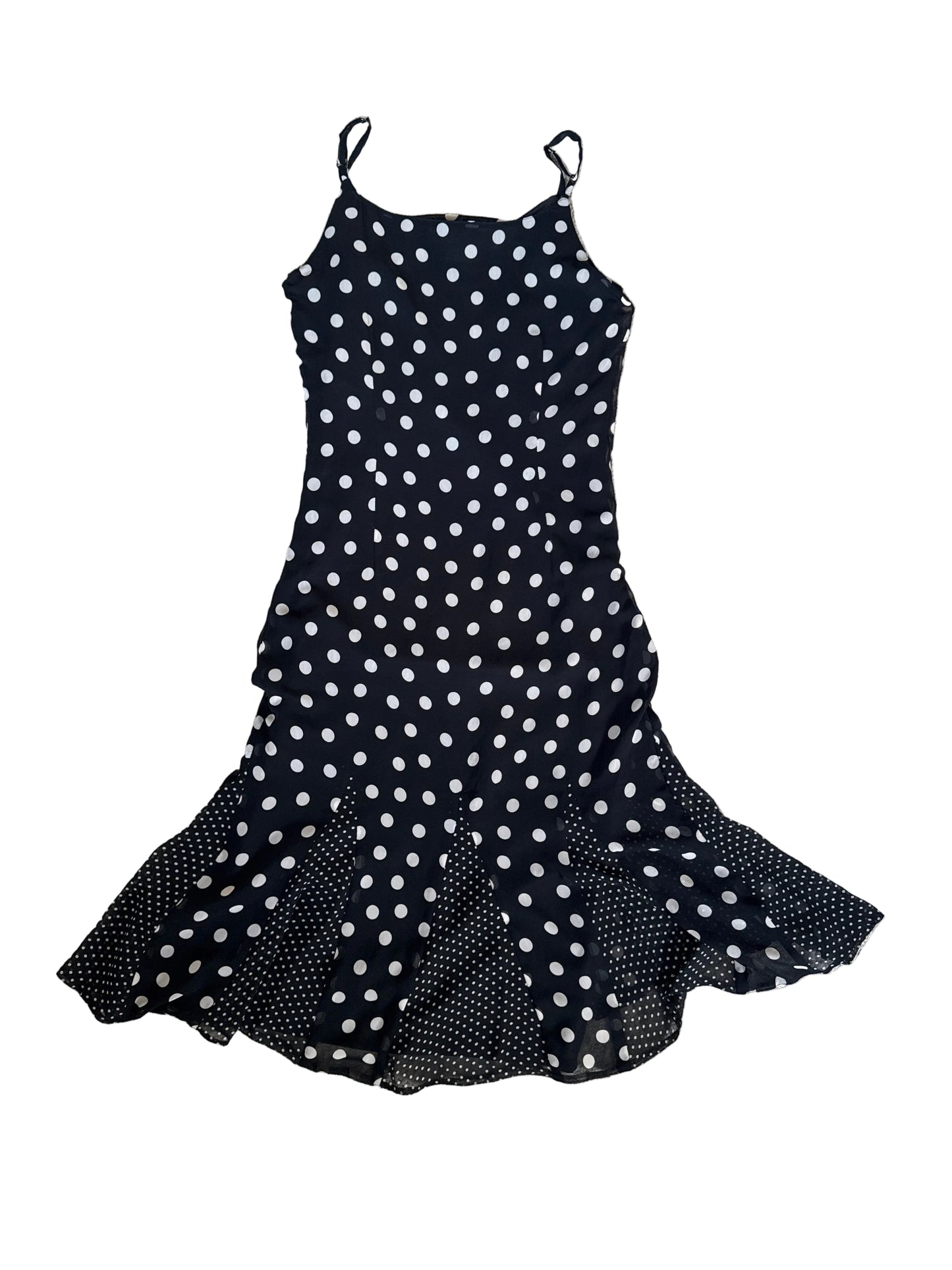 Vintage Punkte Kleid M