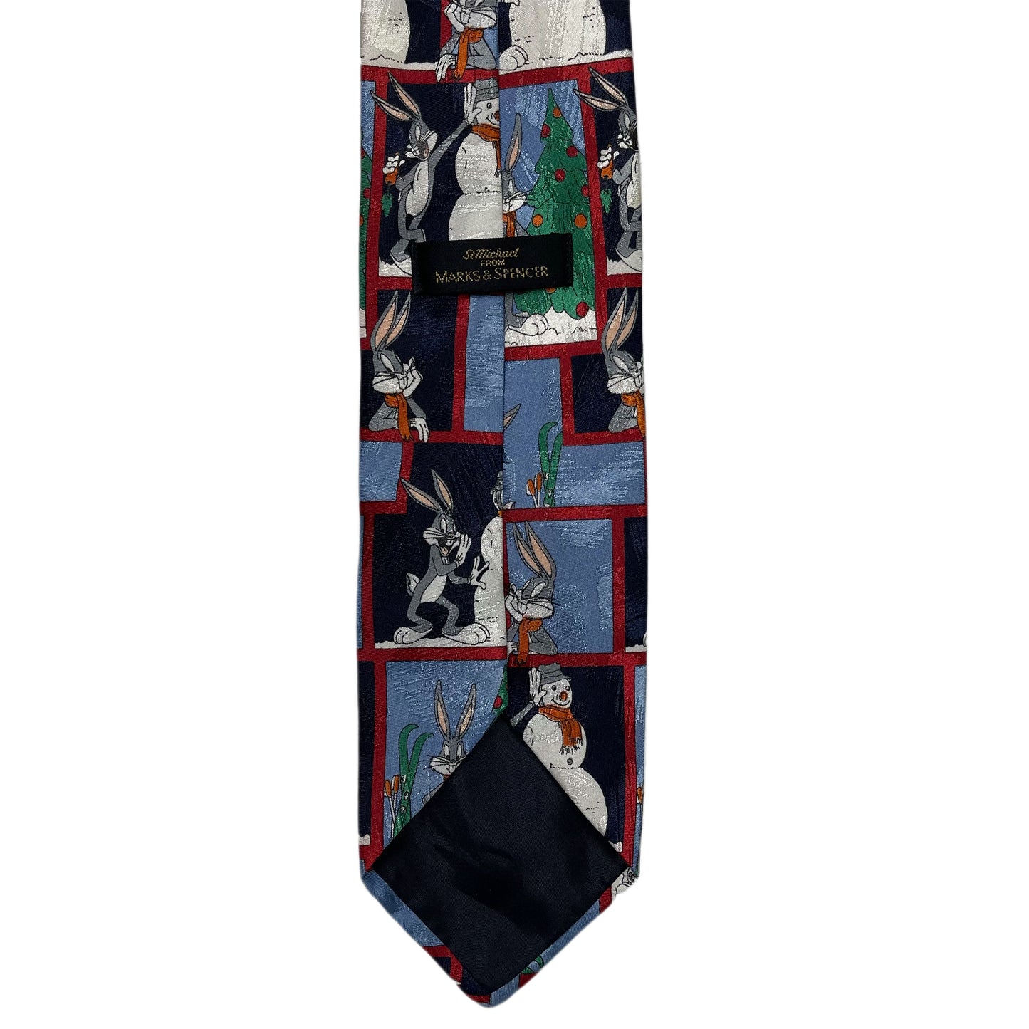 Vintage Bucks Bunny Winter Tie 90s