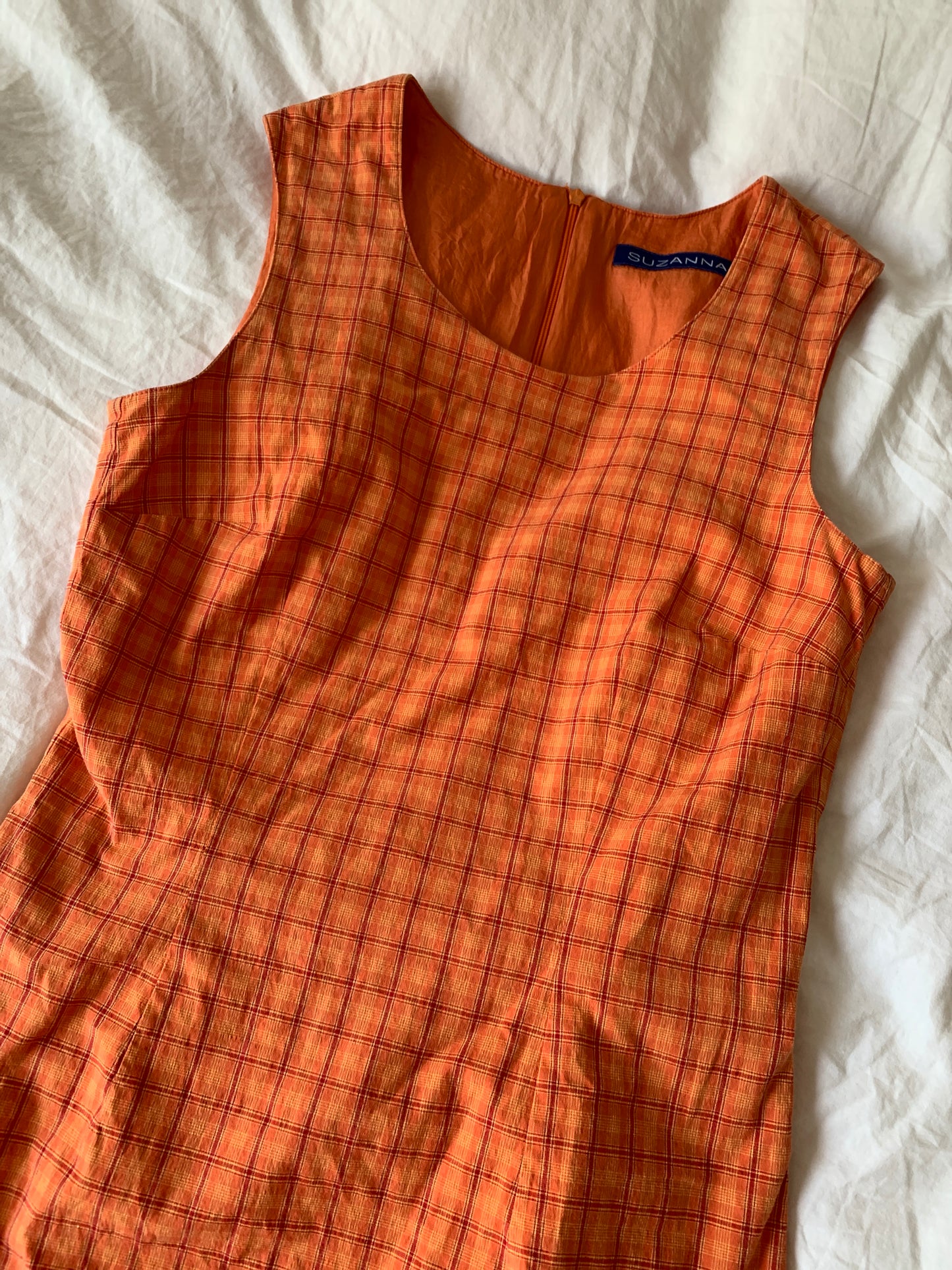 Vintage Orange Kleid S