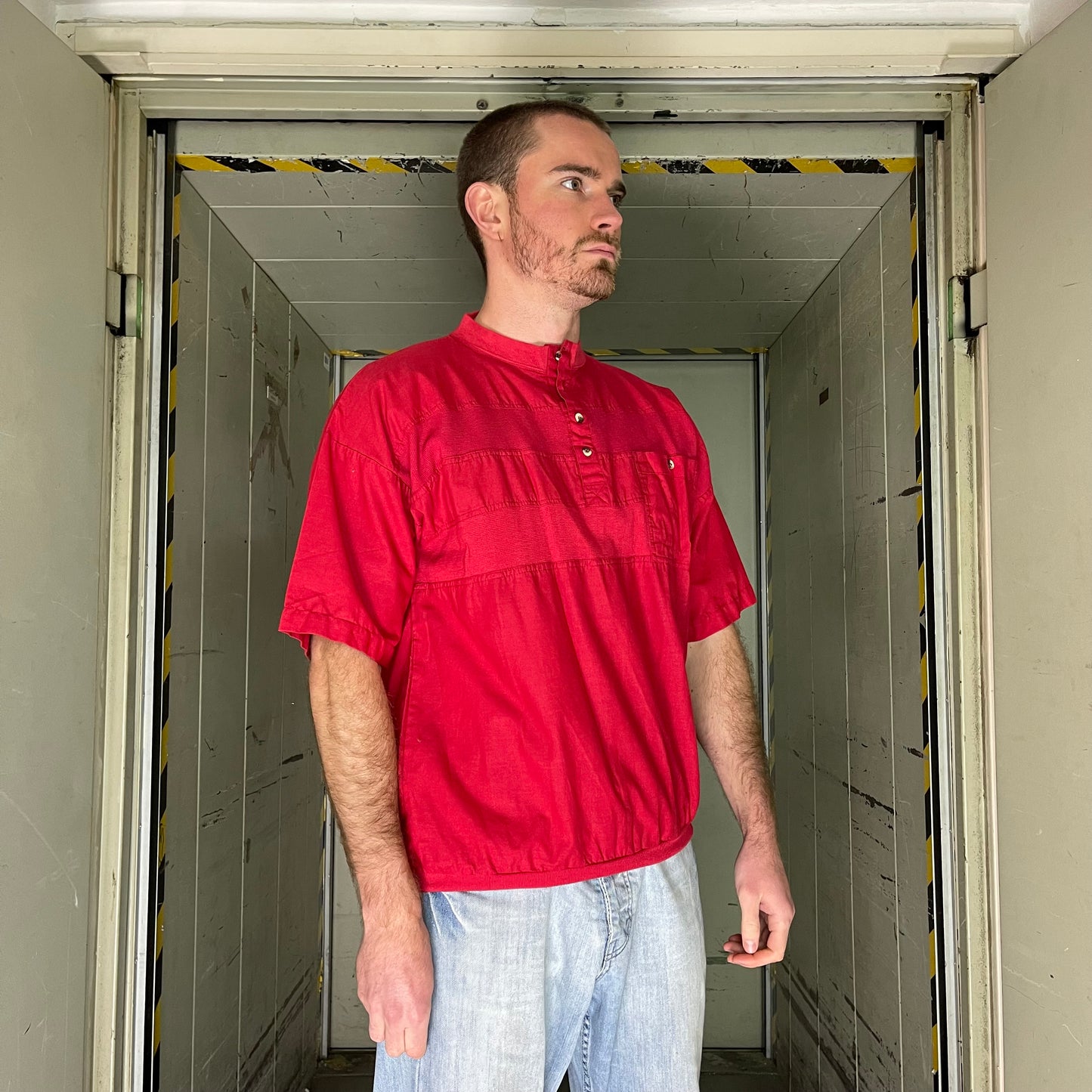 Vintage Red Shirt Polo 90s - L