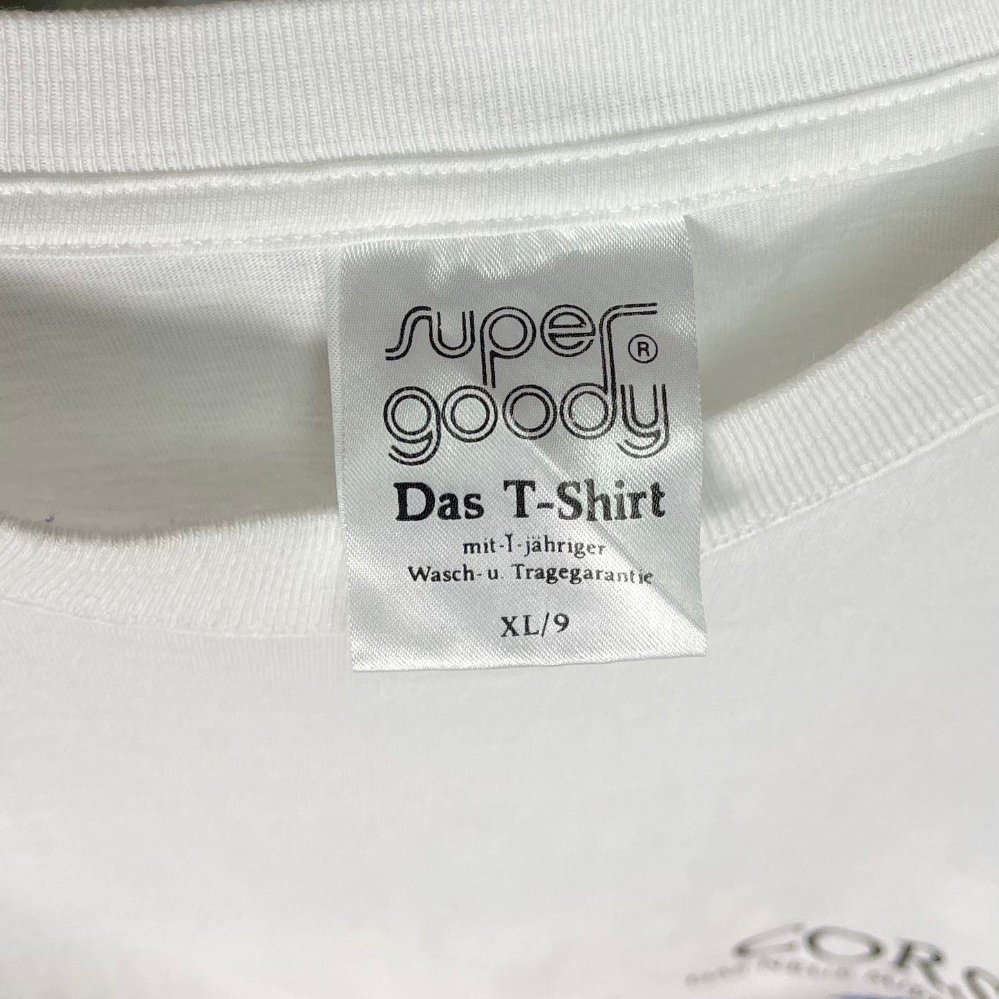 Vintage White hr3 T-Shirt 90s - L/XL