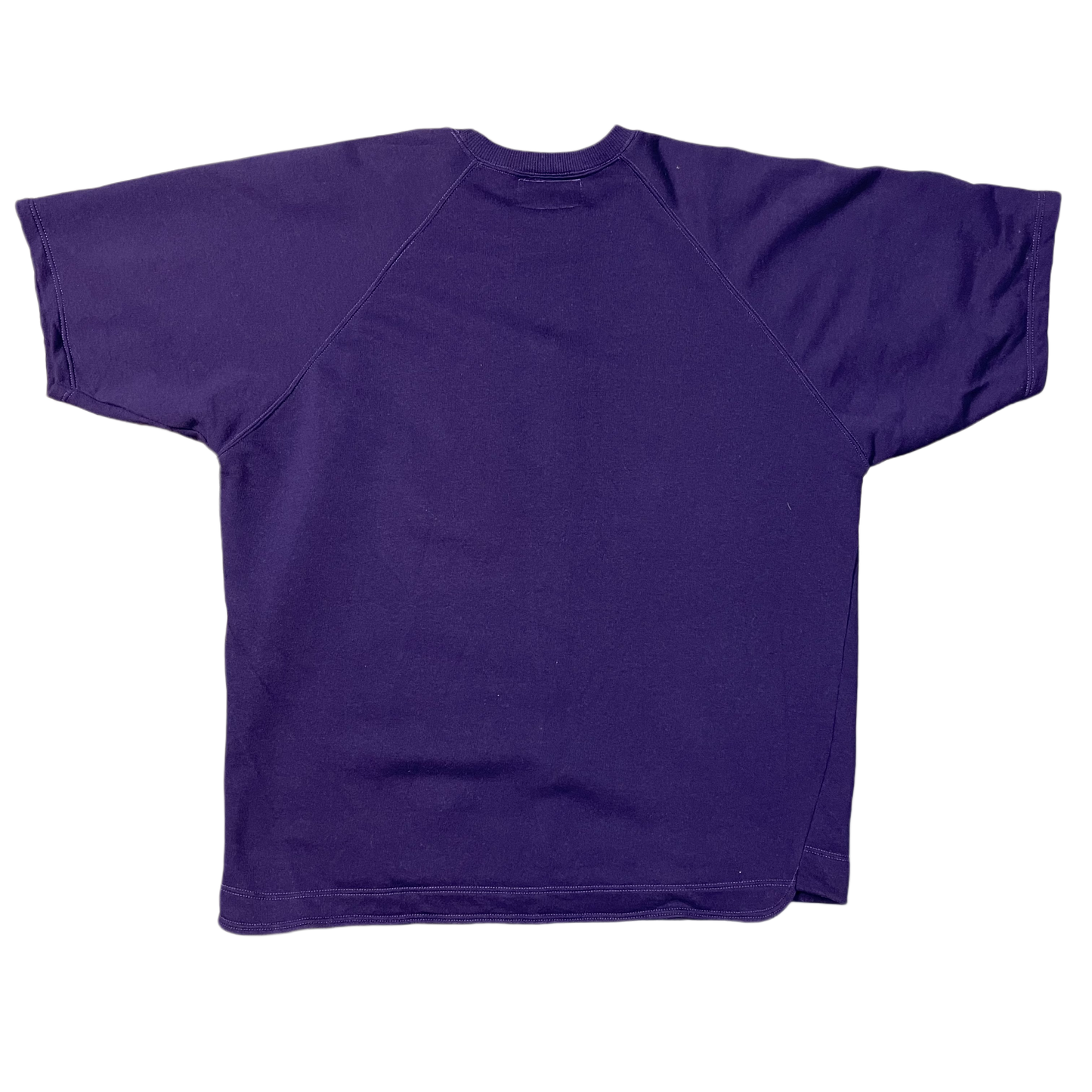 Vintage Purple shortsleeved Sweatshirt 80s - XL