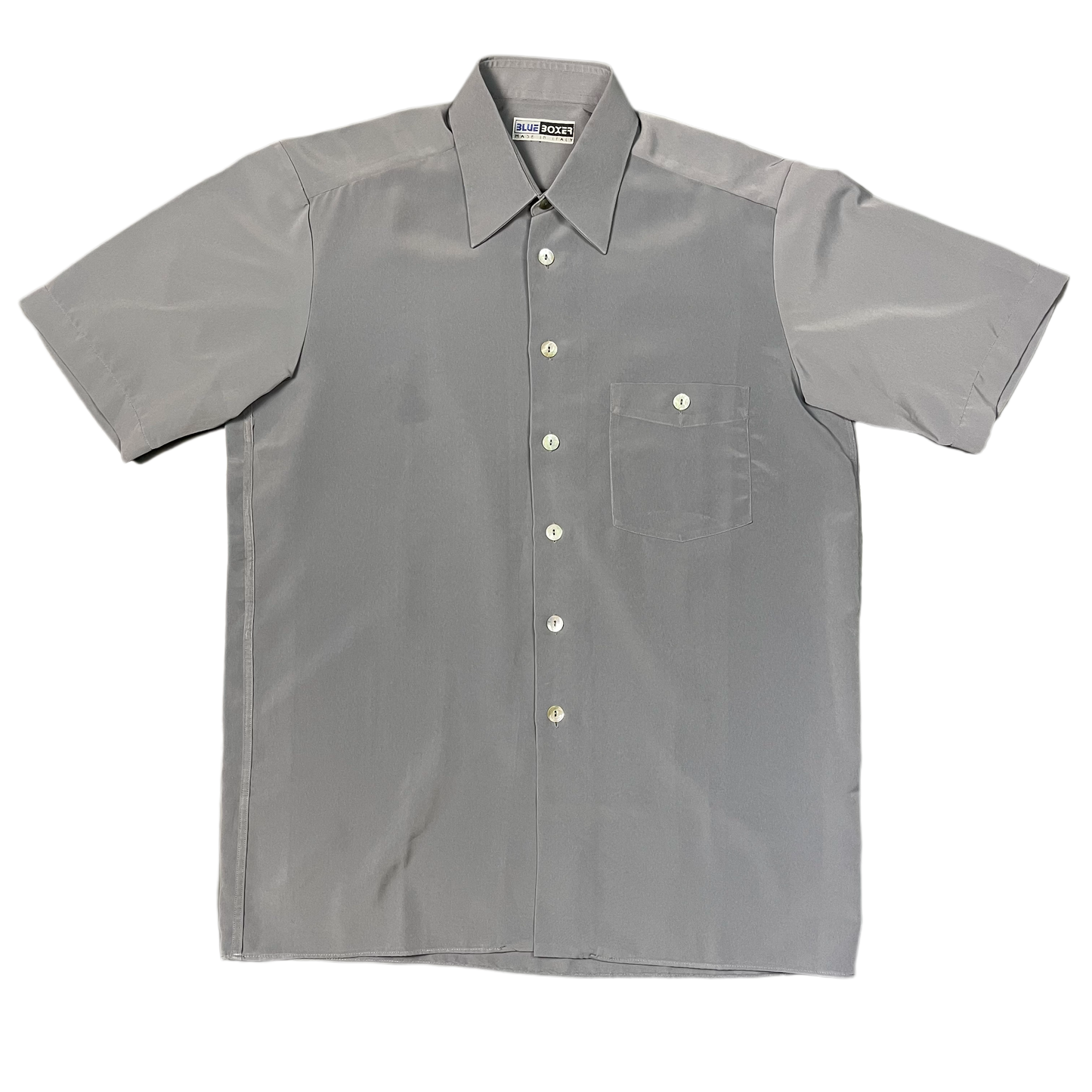 Vintage Grey Shiny Shirt 90s - XL