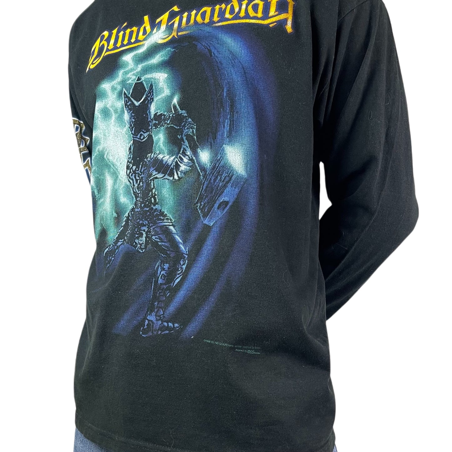 Vintage 1998 Blind Guardia The Eternal Curse Longsleeve Black - L