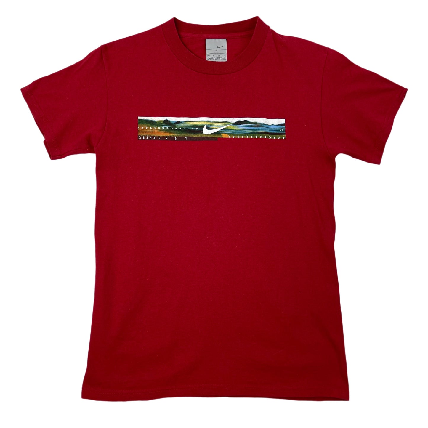Vintage Red Nike T-Shirt 2000s - S