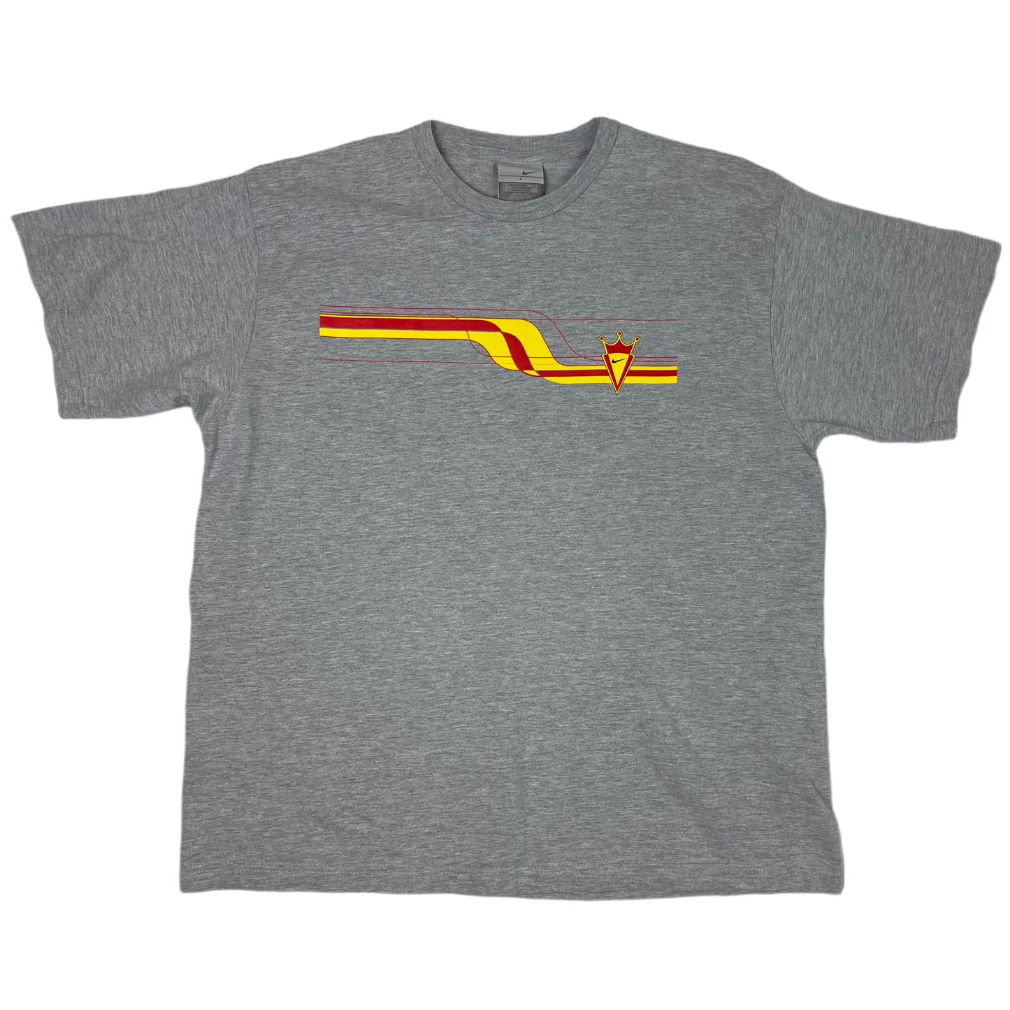 Vintage Grey Nike Spain Premier Cup T-Shirt 2003/2004 - L