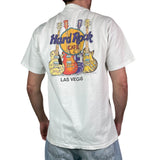 Vintage 90s Hard Rock Cafe Las Vegas T-Shirt White - XL