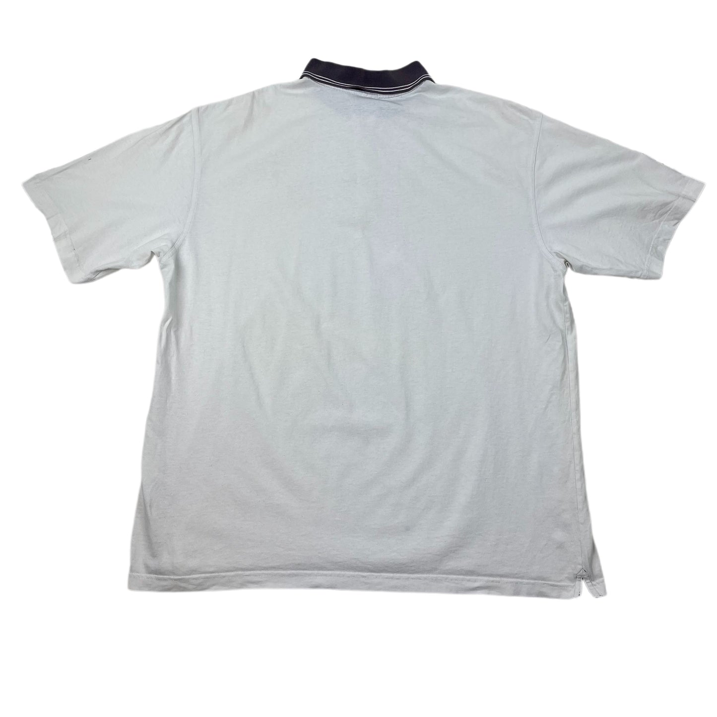 Vintage White Nike Premier Polo Shirt 90s - XL