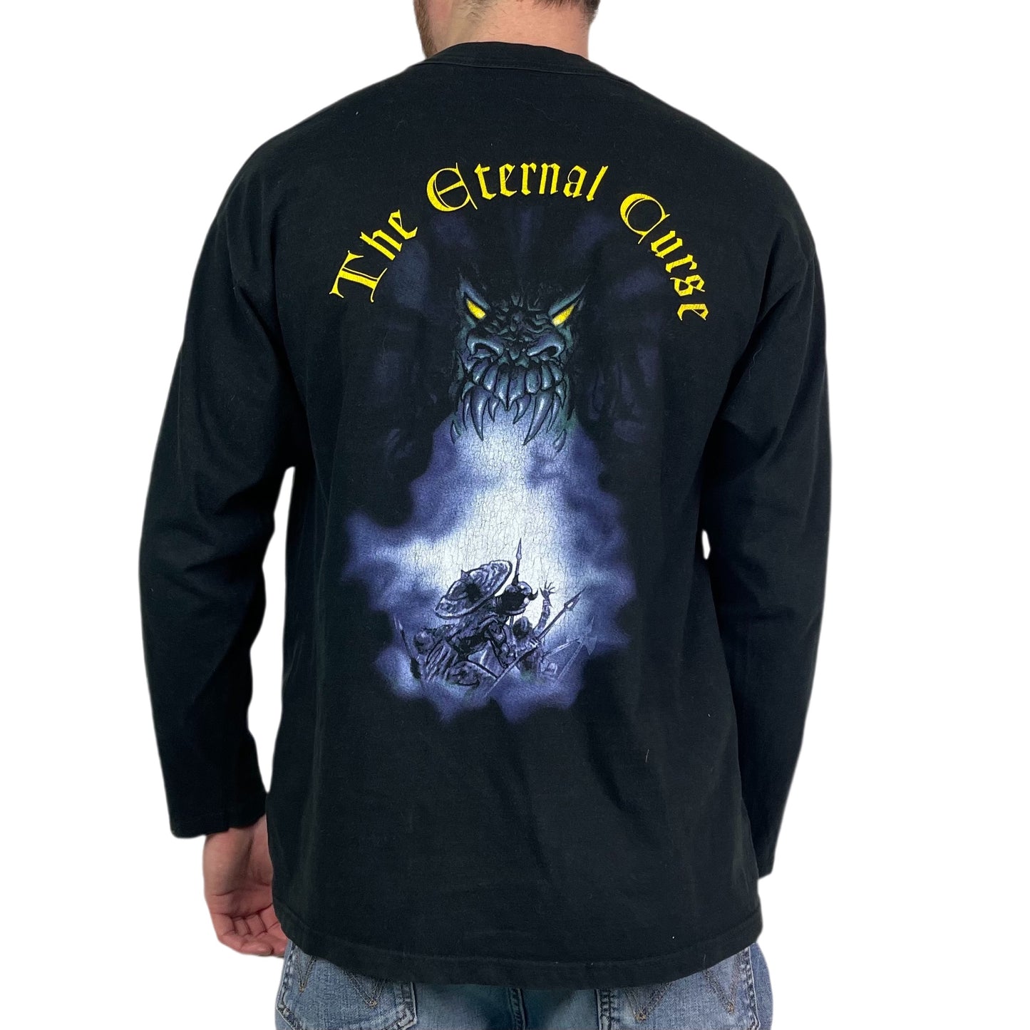 Vintage 1998 Blind Guardia The Eternal Curse Longsleeve Black - L