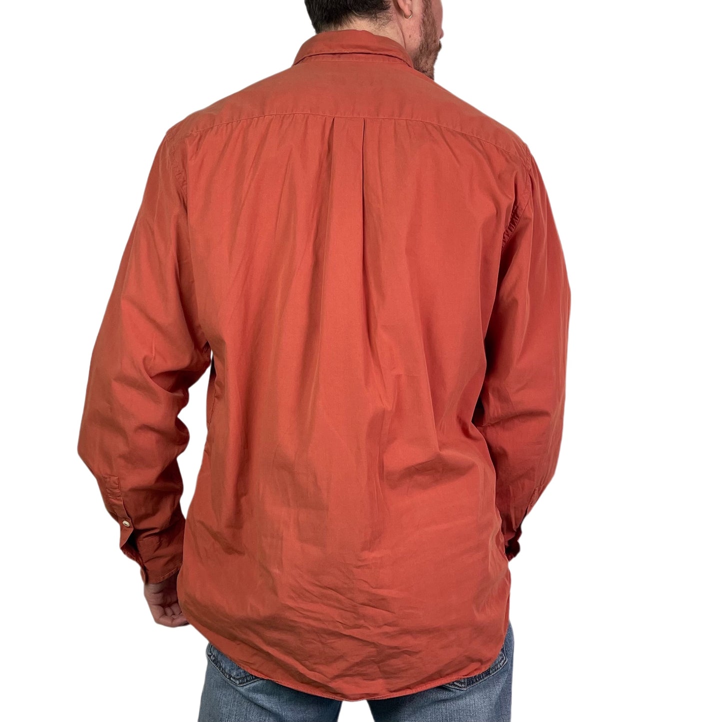 Vintage 90s Valentino Red Shirt Longsleeves - XL