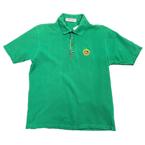 Vintage Green Burberry Polo-Shirt 90s - M