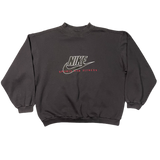 Vintage Black Nike Sports and Fitness Sweatshirt 80s - XL
