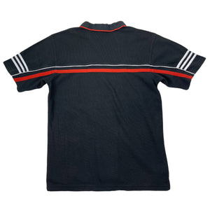 Vintage Black Adidas Polo Shirt 2000s - XL