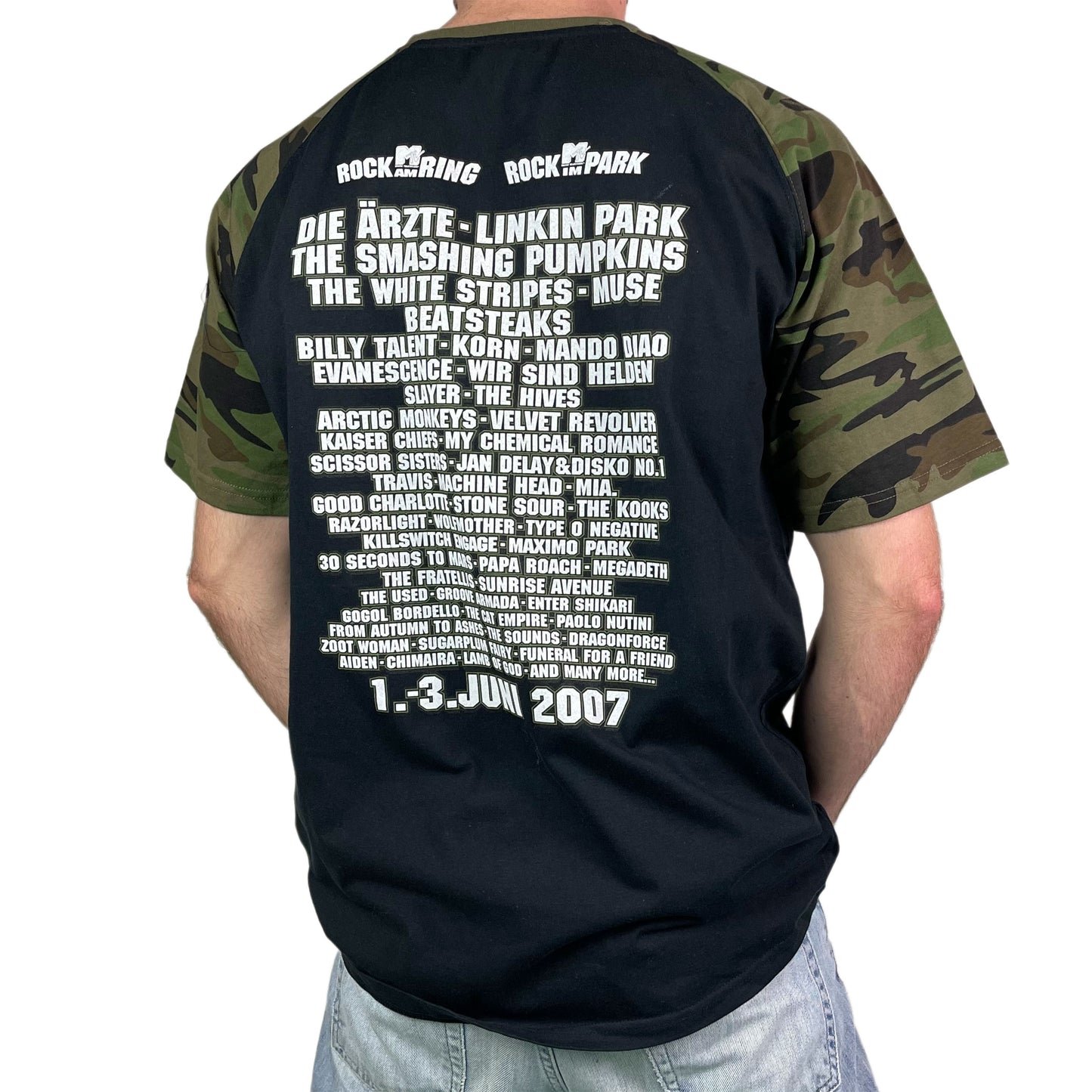Black Camo Rock am Ring T-Shirt 2007 - XL
