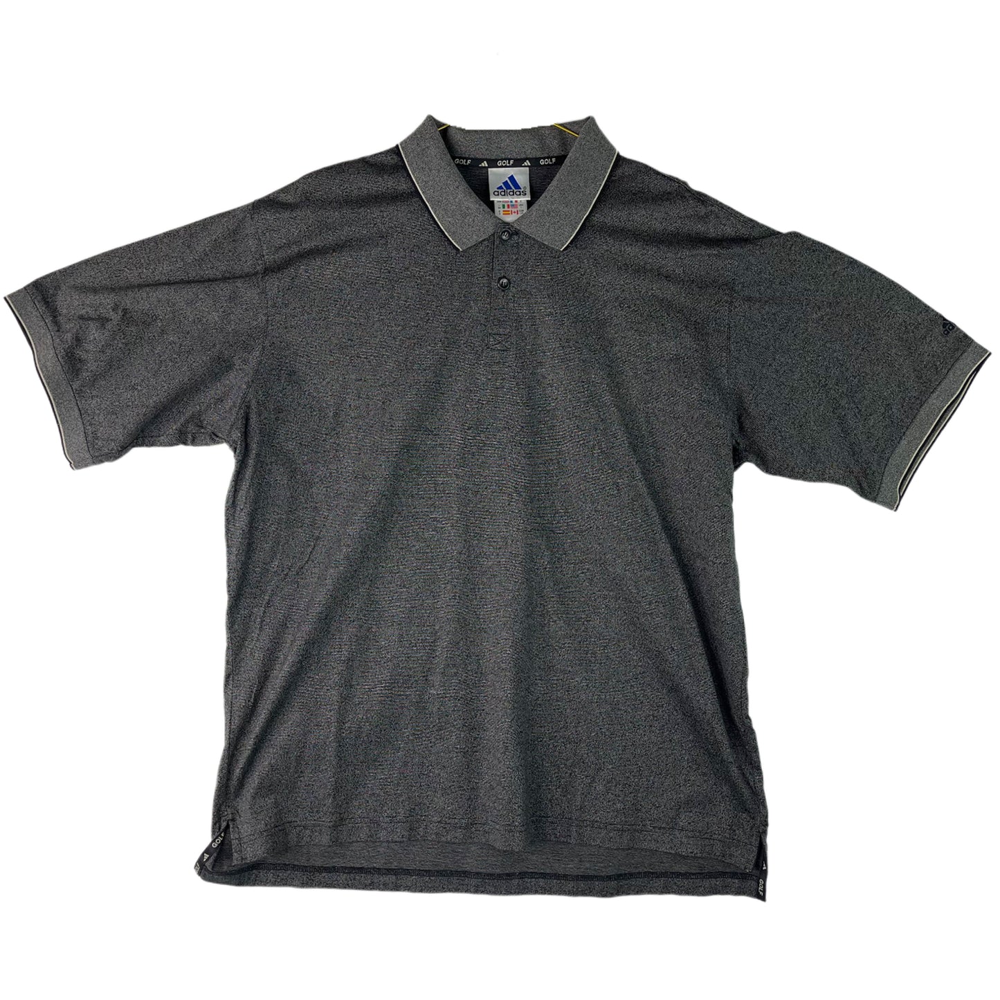 Vintage Grey Adidas Golf Polo-Shirt 2000s - L/XL