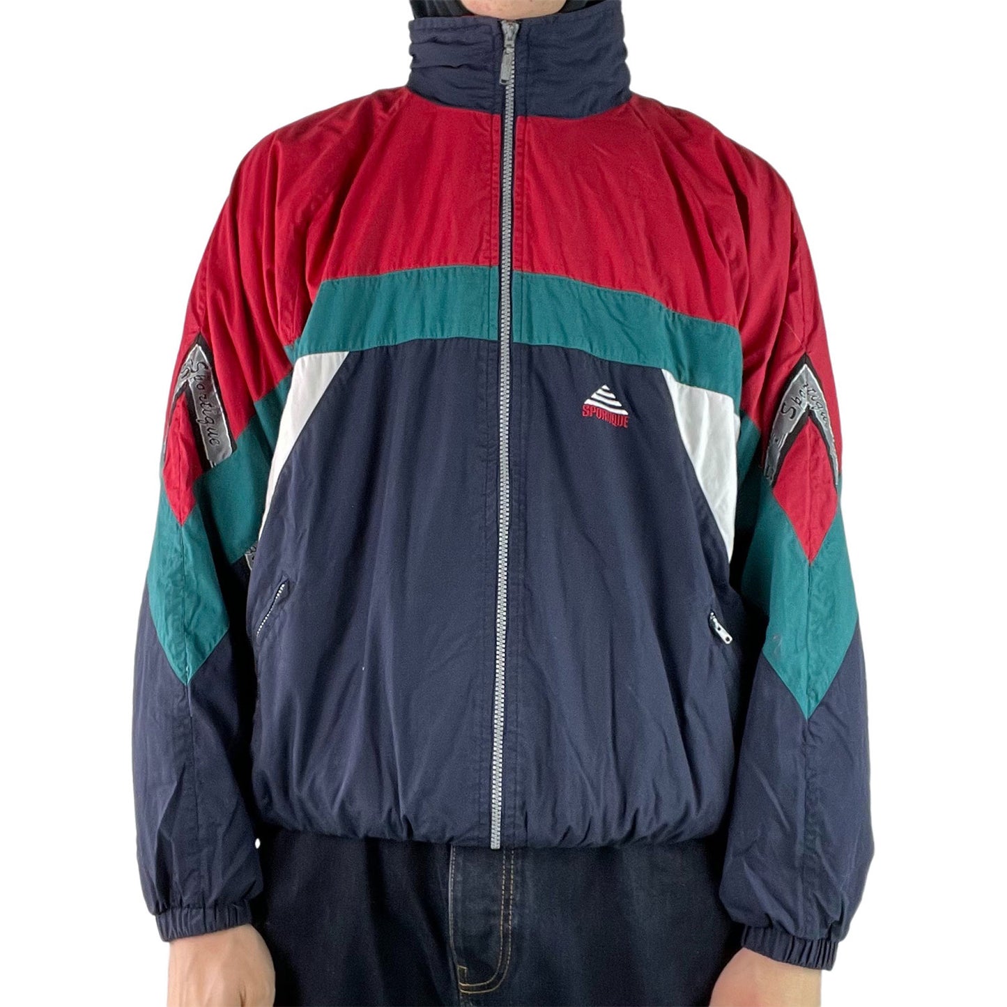 Vintage Red Track Jacket - XL