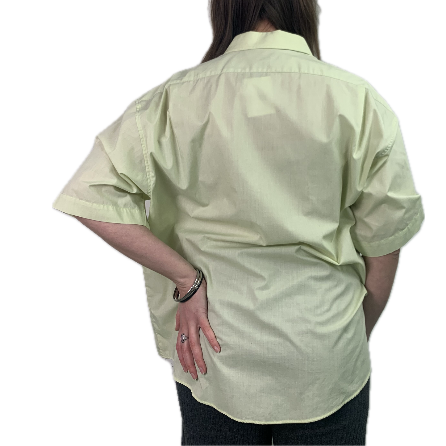 Vintage Light Green Shortsleeved Shirt- M/L
