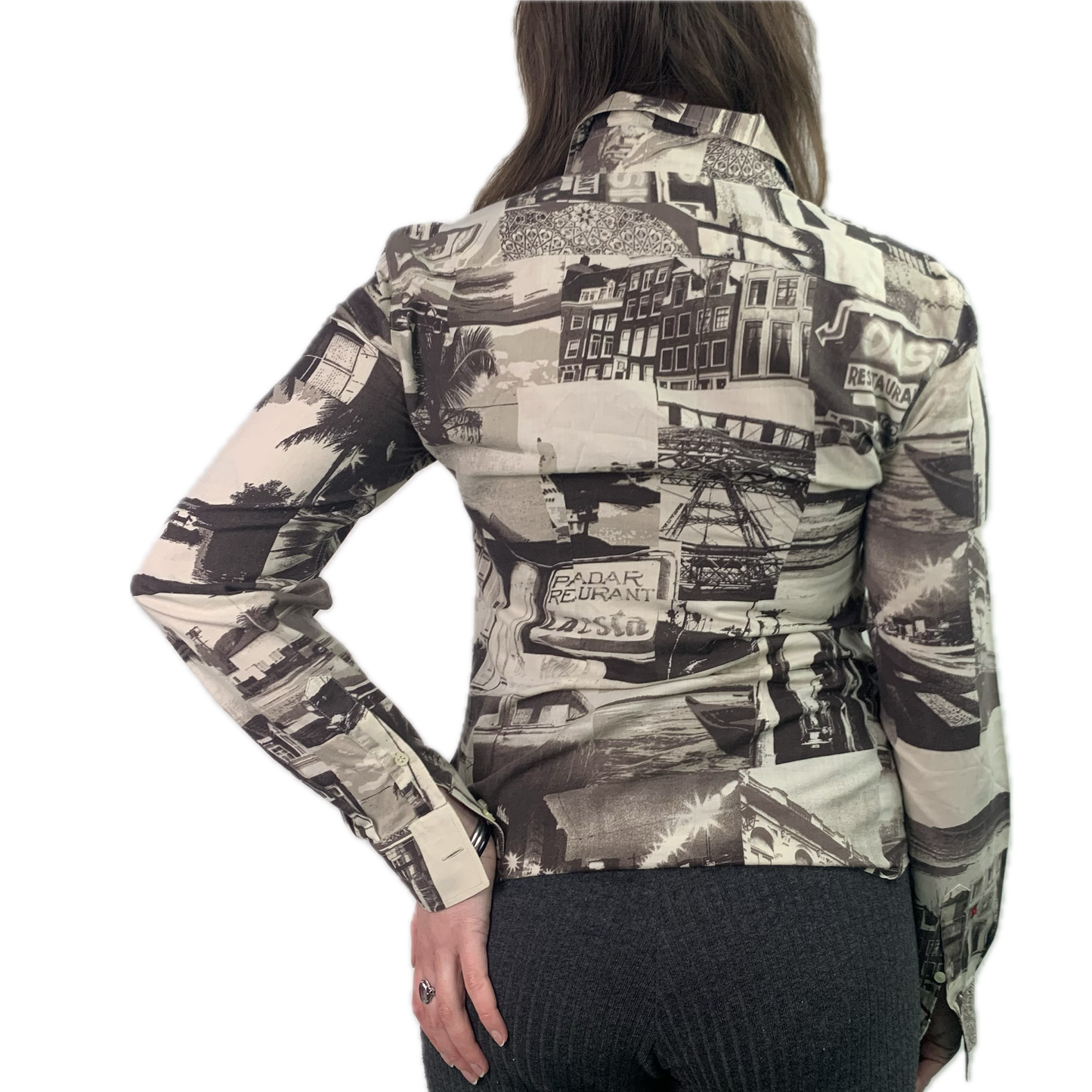 Vintage Dolce & Gabbana Printed Collage Shirt- M