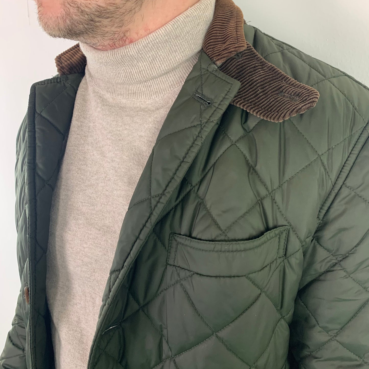 Vintage Olive Green Polo Ralph Lauren Jacket 90s - M