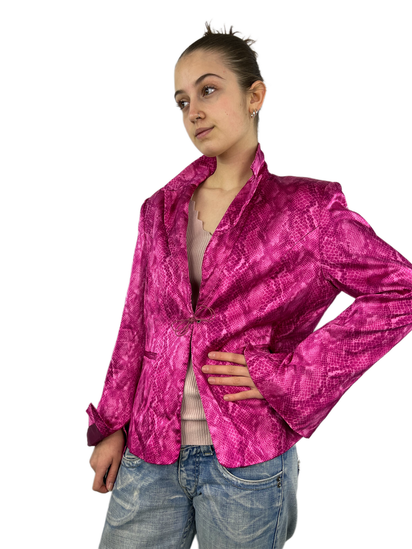 Vintage Pink Blazer - M