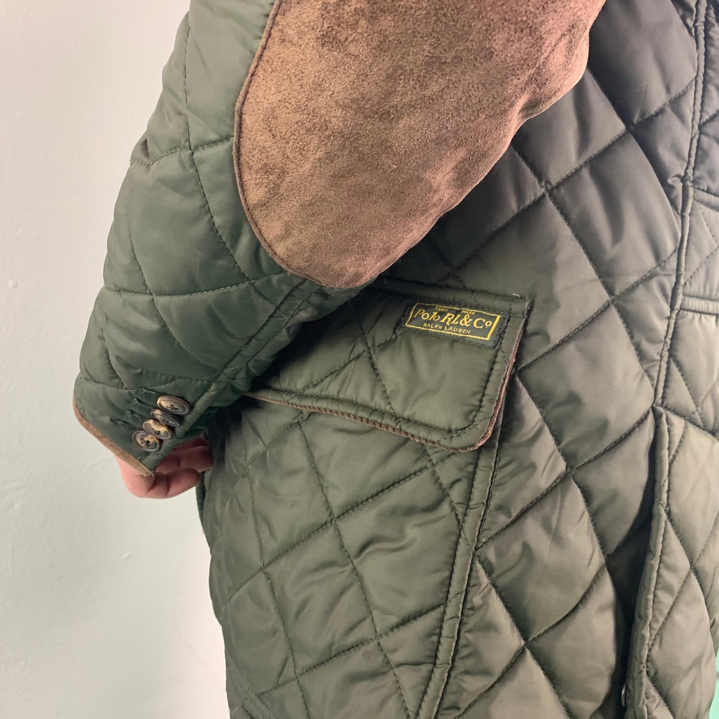 Vintage Olive Green Polo Ralph Lauren Jacket 90s - M