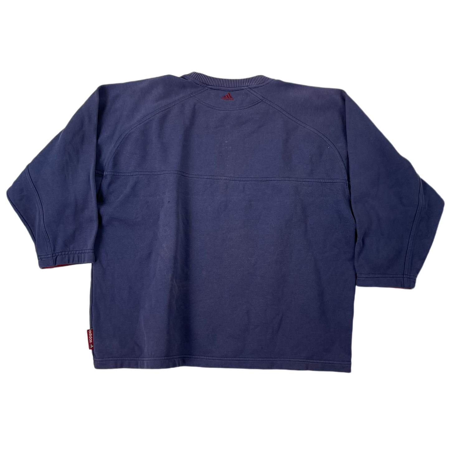 Vintage Blue Adidas Swetshirt 2000s - L