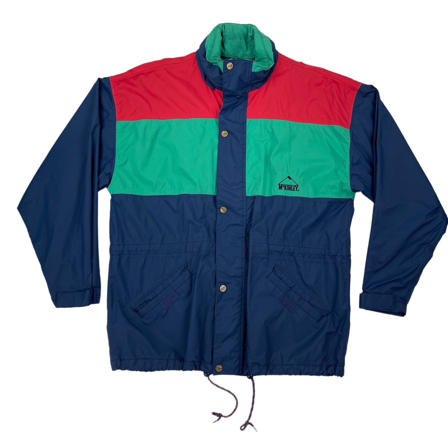 Vintage Blue Green McKinley Rain Jacket 90s - L/XL
