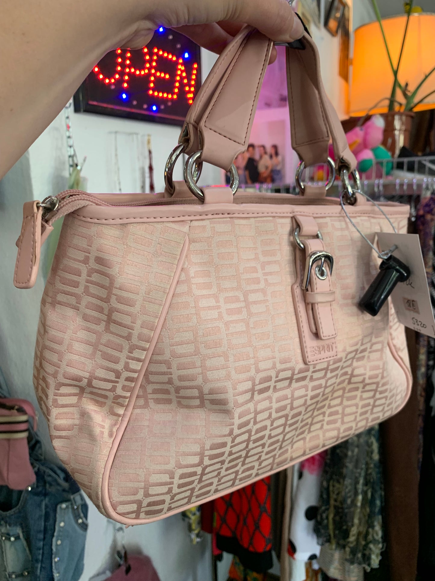 Y2K Rosa Esprit Tasche