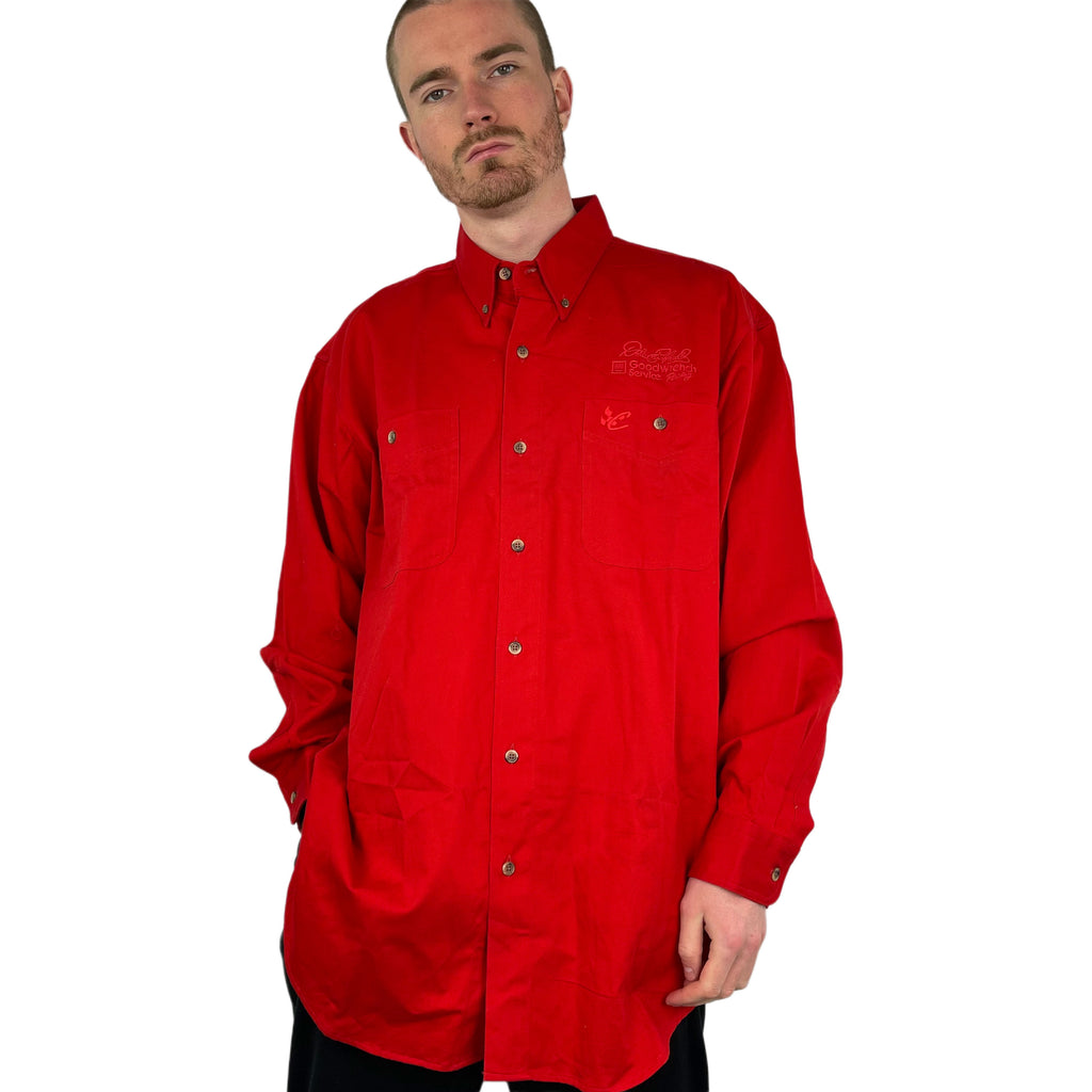 Vintage Red Dale Earhardt Shirt Longsleeve 90s - XL/XXL