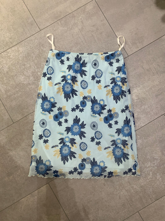 Mexx Rock blau Blumen M