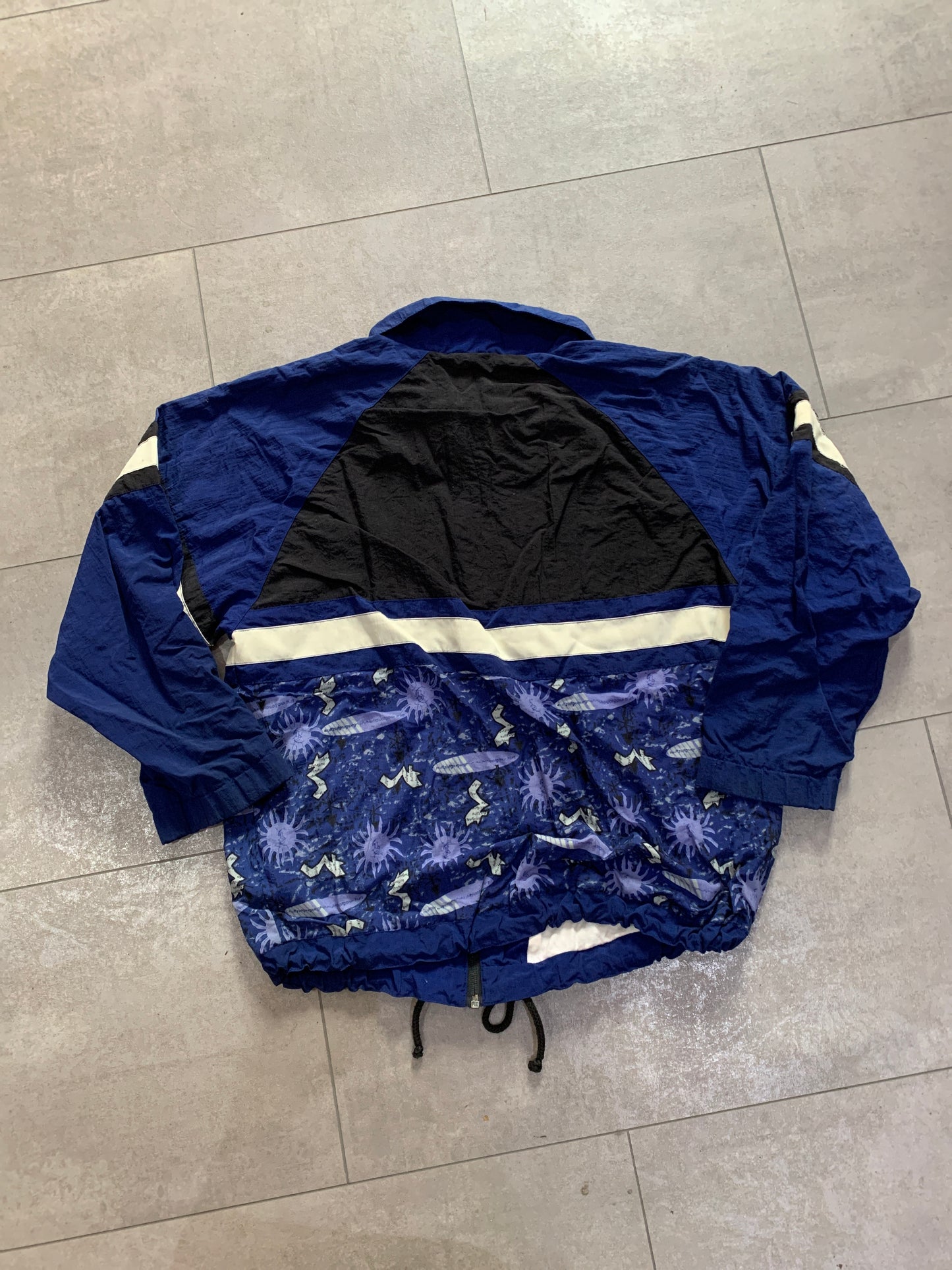 Vintage blaue Shell Jacke M