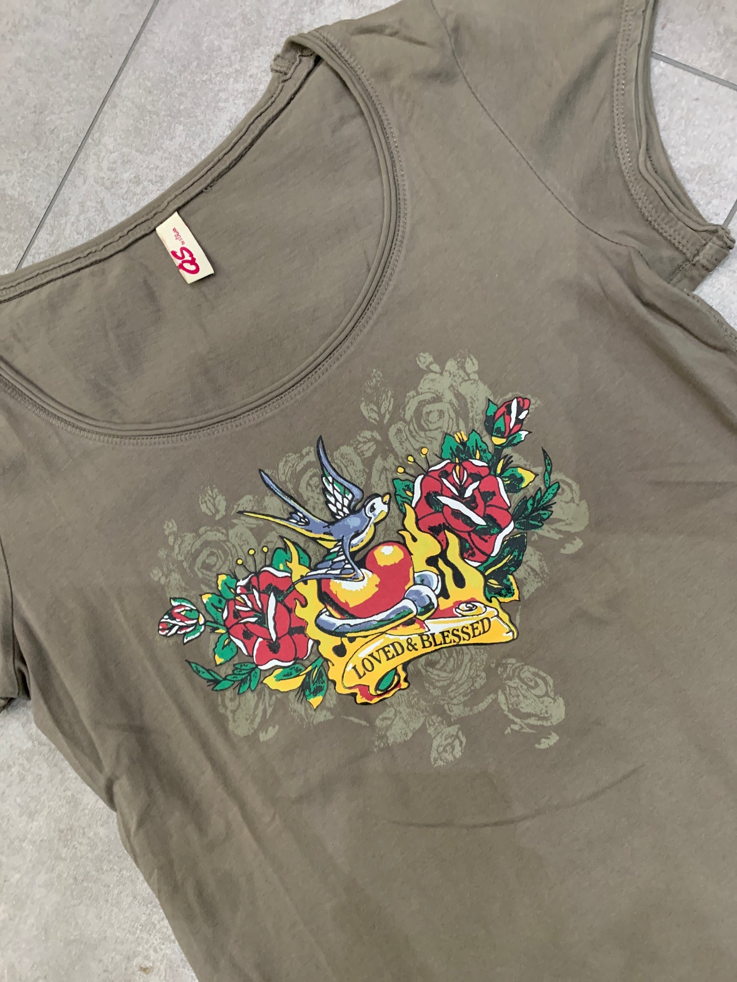 Y2K s. Oliver braun T-Shirt M