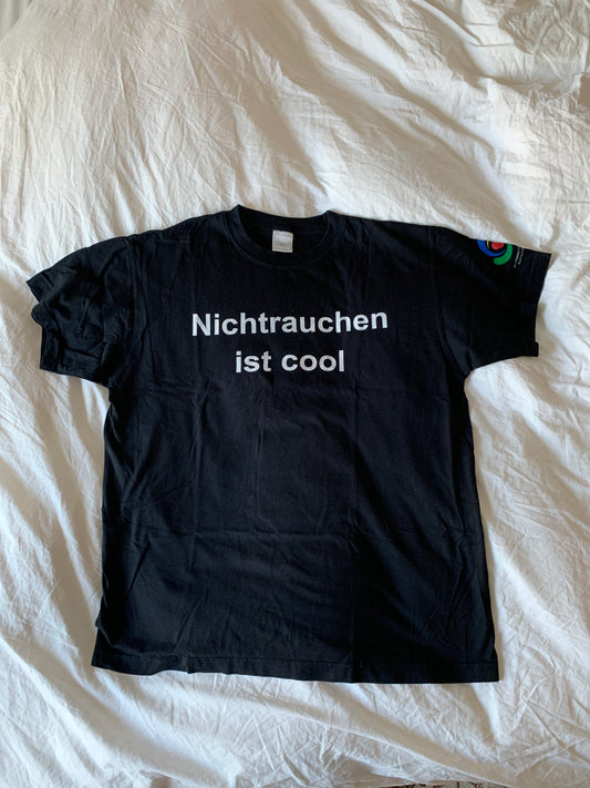 Nichtrauchen T-shirt schwarz M