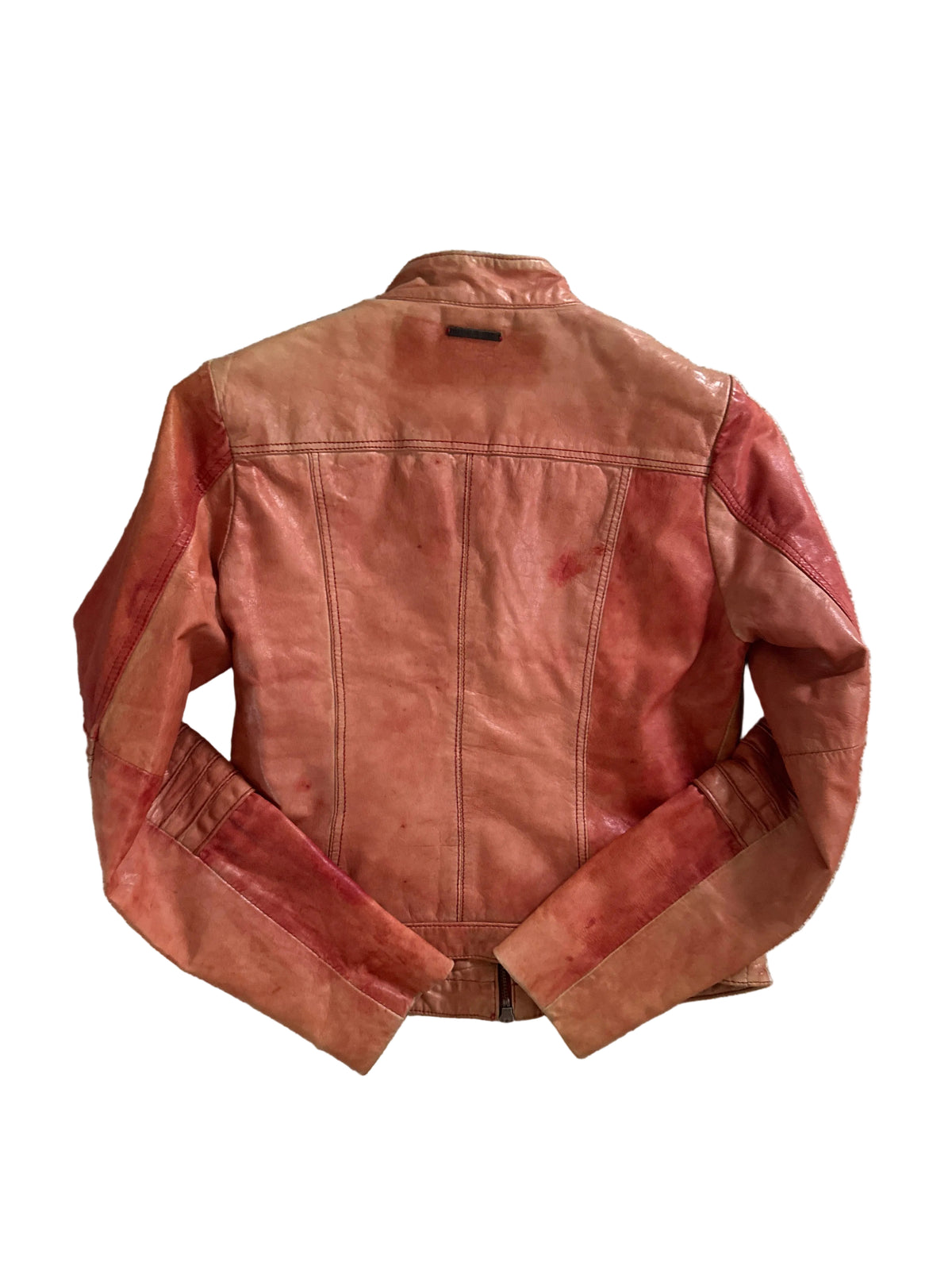 Pepe Jeans orange Lederjacke M