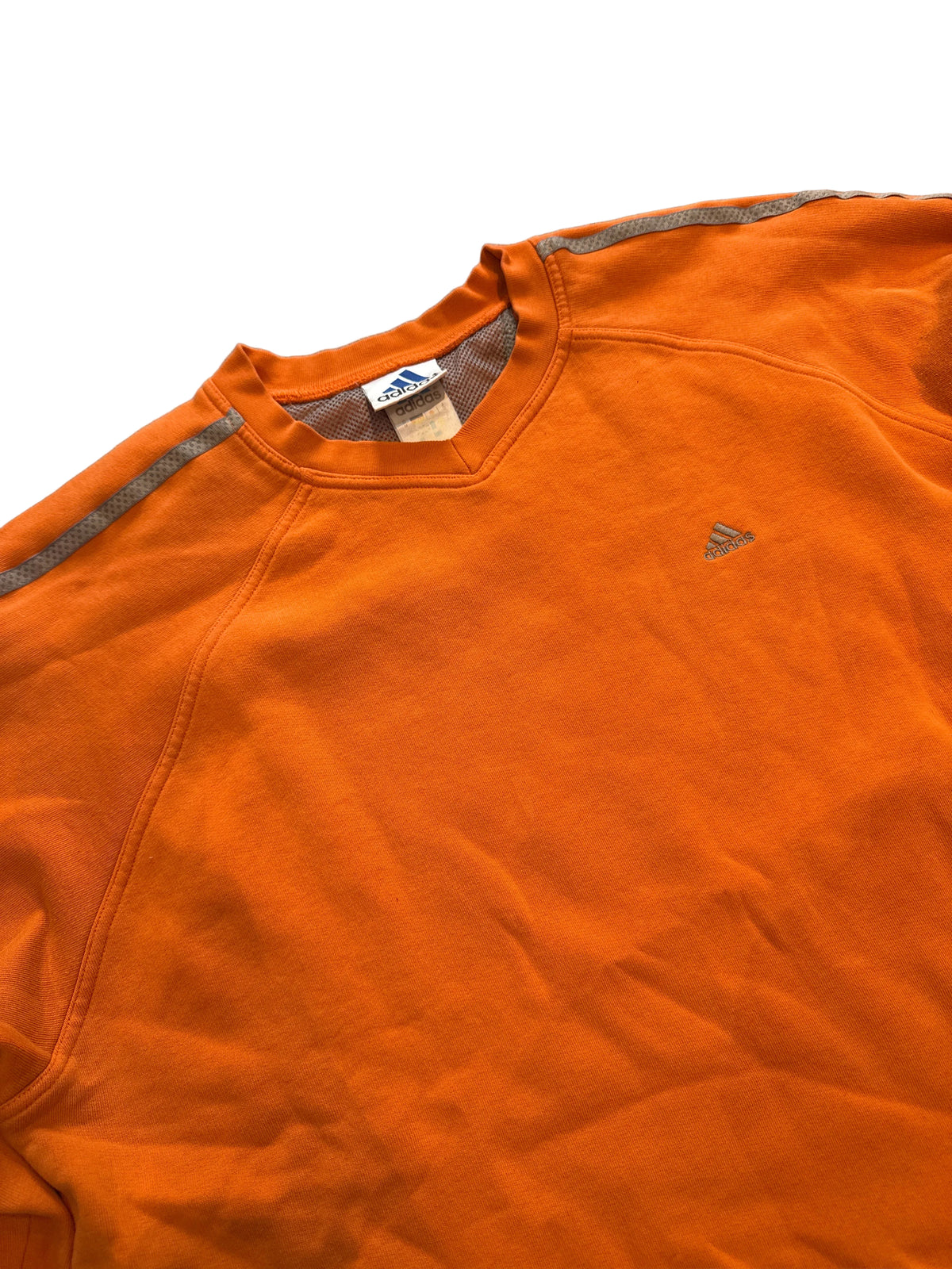 Vintage orange Adidas Sweater M