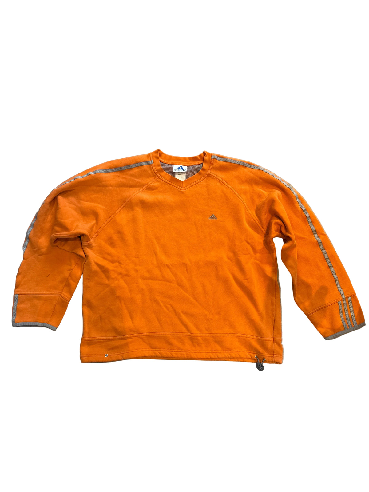 Vintage orange Adidas Sweater M