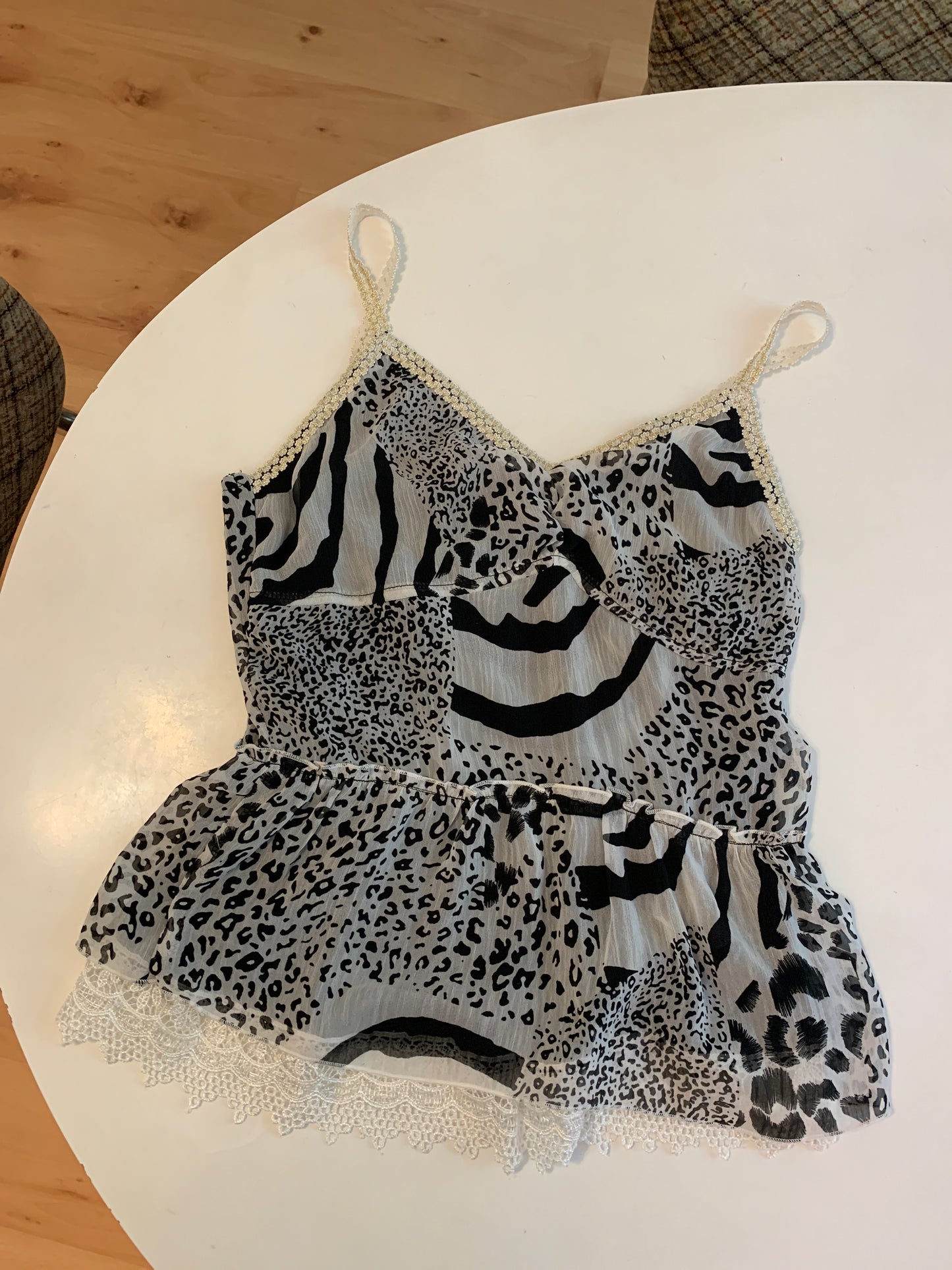Animal Print Top S